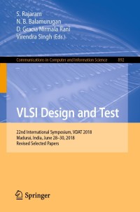 Cover image: VLSI Design and Test 9789811359491