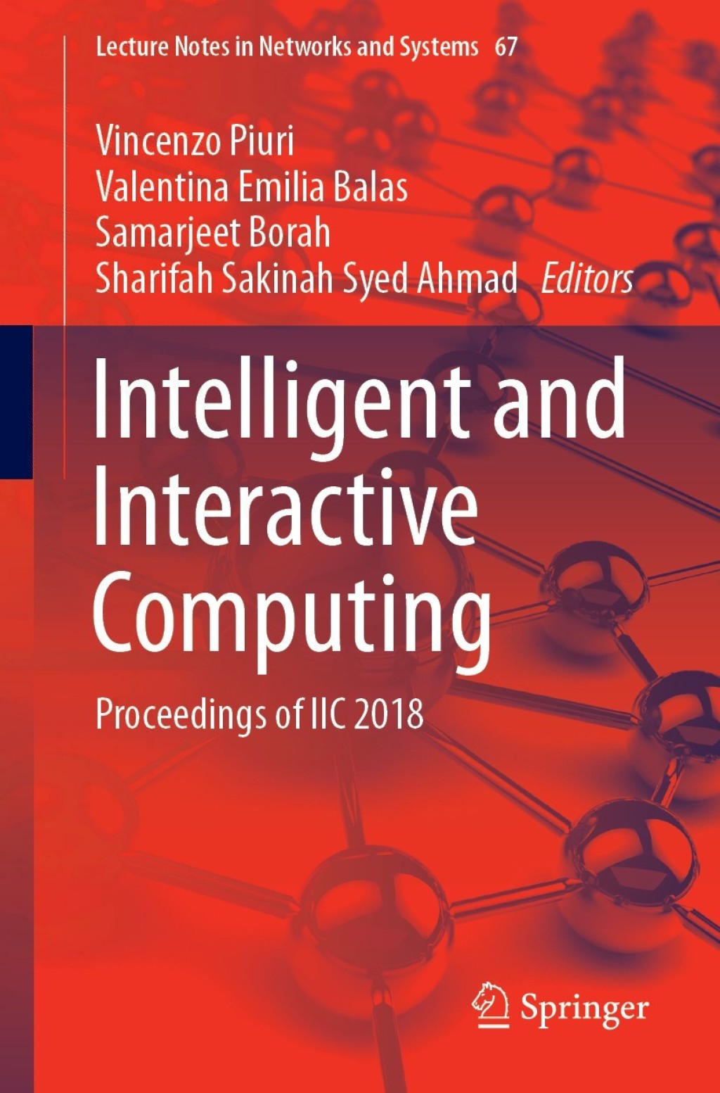 Intelligent and Interactive Computing (eBook)