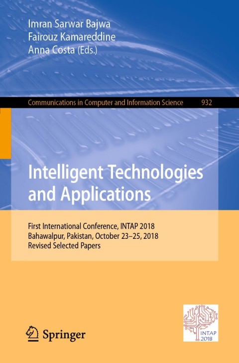 Cover image for book Intelligent Technologies and Applications