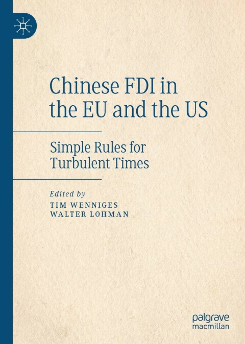 Cover image for book Chinese FDI in the EU and the US