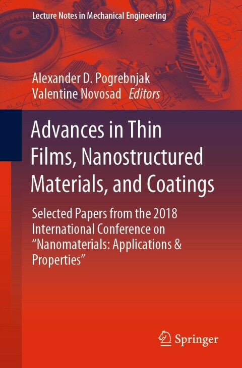Cover image for book Advances in Thin Films, Nanostructured Materials, and Coatings