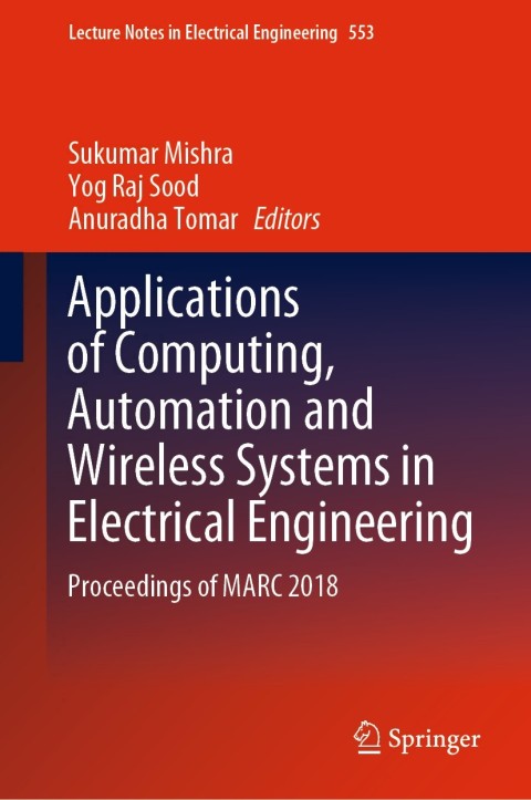 Cover image for book Applications of Computing, Automation and Wireless Systems in Electrical Engineering