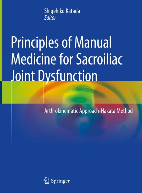 Cover image for book Principles of Manual Medicine for Sacroiliac Joint Dysfunction