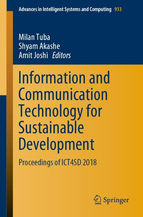 Cover image for book Information and Communication Technology for Sustainable Development
