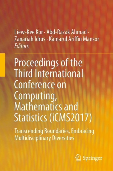 Cover image for book Proceedings of the Third International Conference on Computing, Mathematics and Statistics (iCMS2017)