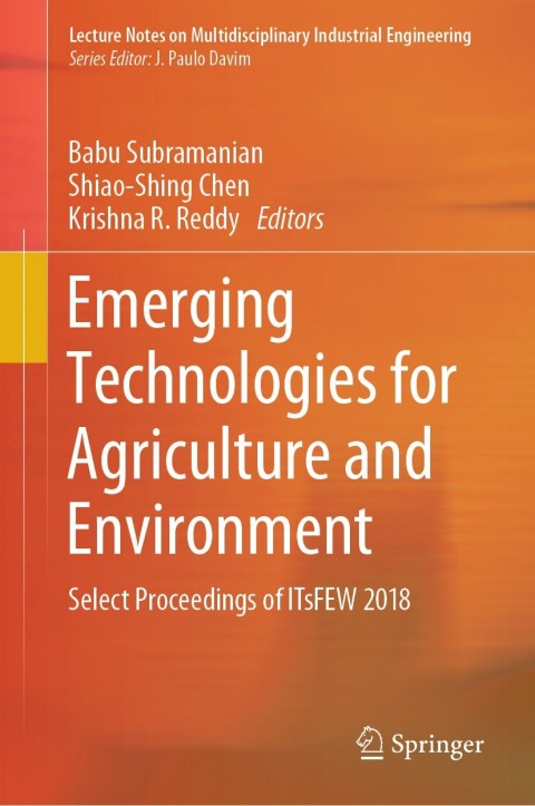 Cover image for book Emerging Technologies for Agriculture and Environment