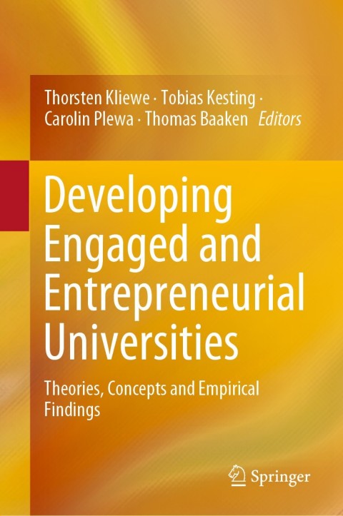 Cover image for book Developing Engaged and Entrepreneurial Universities