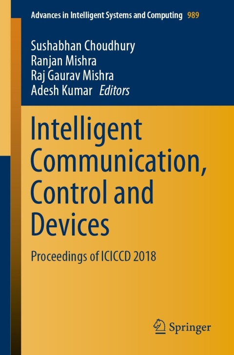 Cover image for book Intelligent Communication, Control and Devices