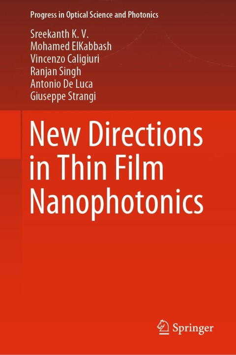 Cover image for book New Directions in Thin Film Nanophotonics