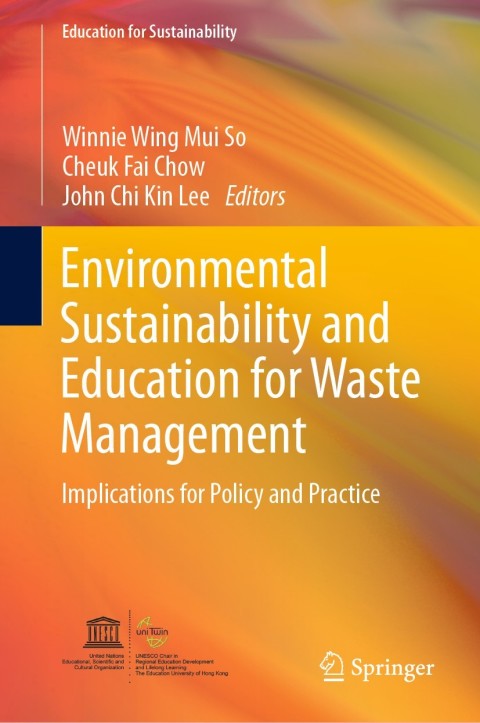 Cover image for book Environmental Sustainability and Education for Waste Management