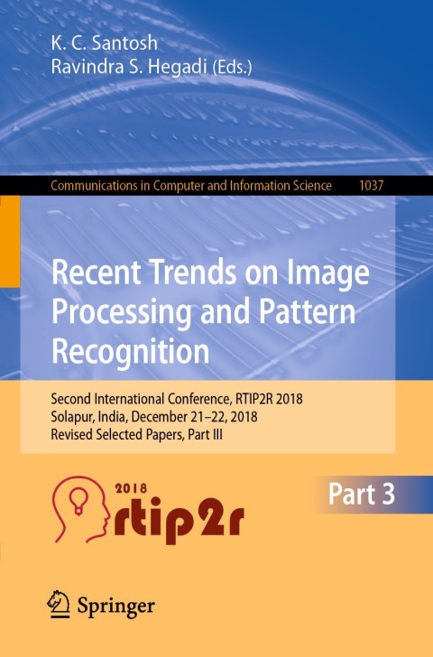 Cover image for book Recent Trends in Image Processing and Pattern Recognition