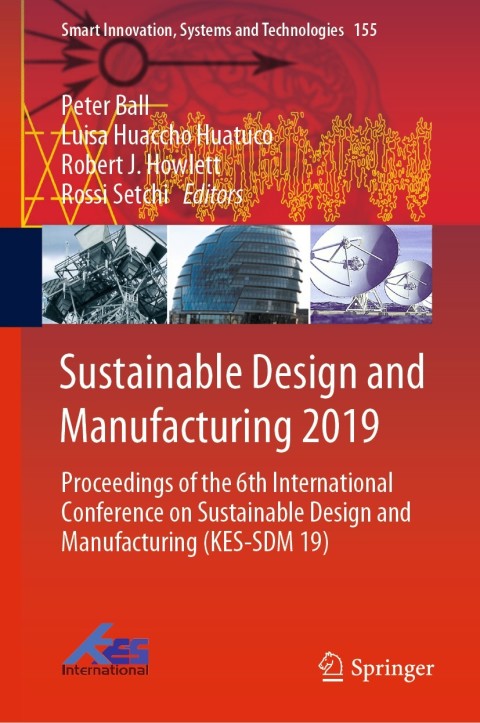 Cover image for book Sustainable Design and Manufacturing 2019
