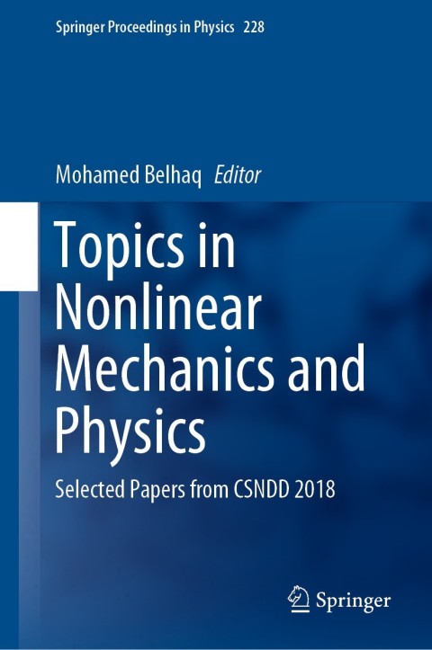Cover image for book Topics in Nonlinear Mechanics and Physics