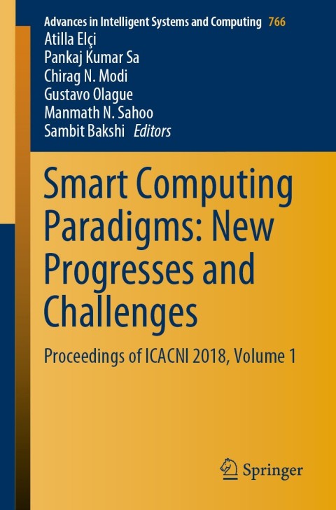 Cover image for book Smart Computing Paradigms: New Progresses and Challenges