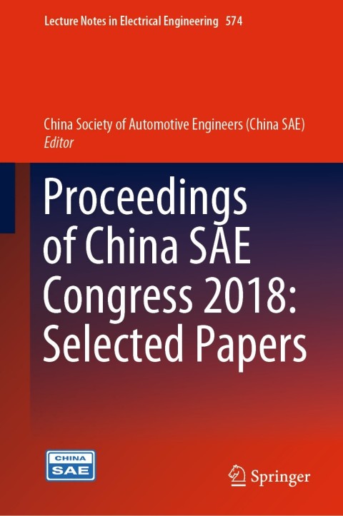 Cover image for book Proceedings of China SAE Congress 2018: Selected Papers
