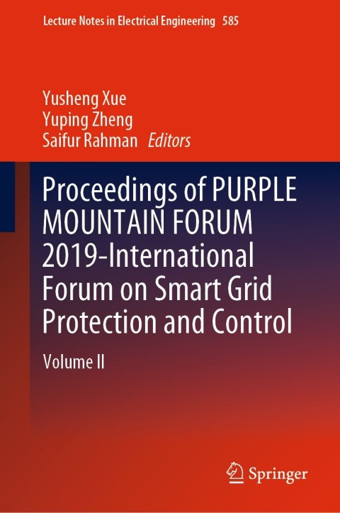 Cover image for book Proceedings of PURPLE MOUNTAIN FORUM 2019-International Forum on Smart Grid Protection and Control
