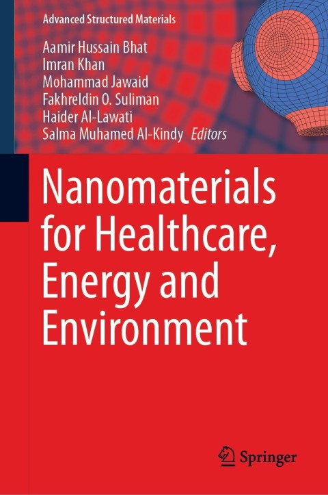 Cover image for book Nanomaterials for Healthcare, Energy and Environment