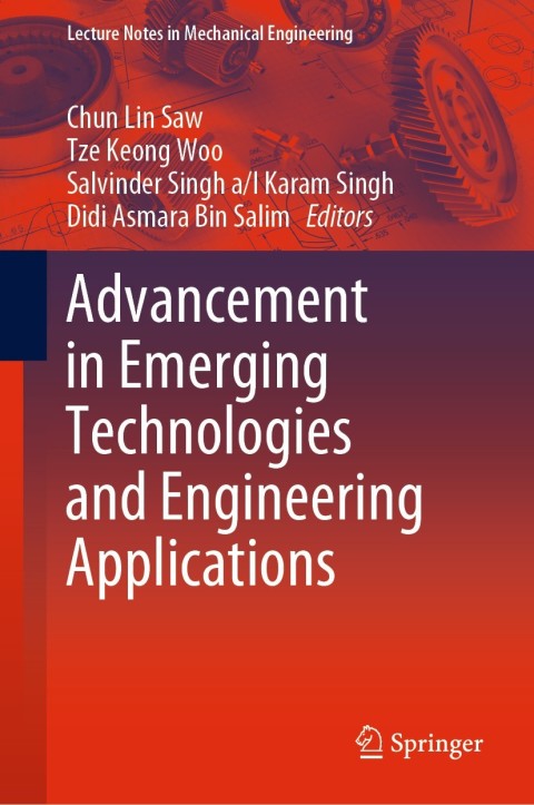 Cover image for book Advancement in Emerging Technologies and Engineering Applications