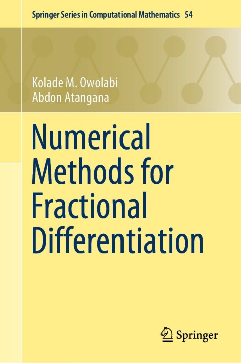Cover image for book Numerical Methods for Fractional Differentiation