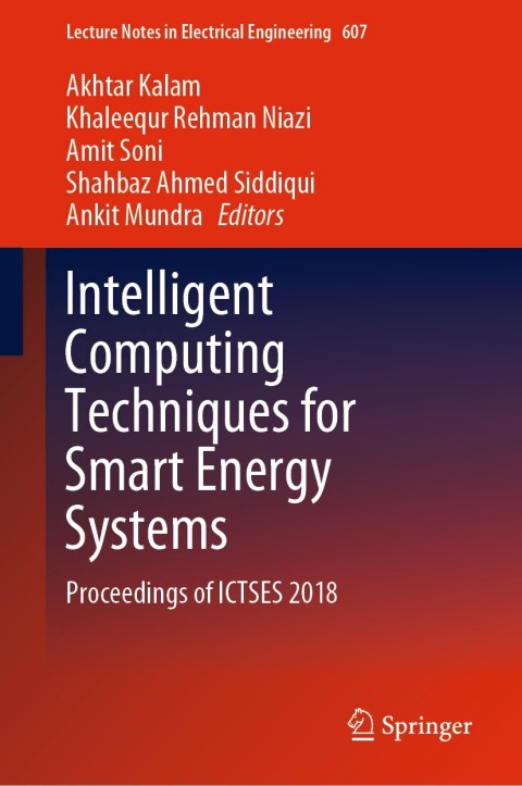 Cover image for book Intelligent Computing Techniques for Smart Energy Systems