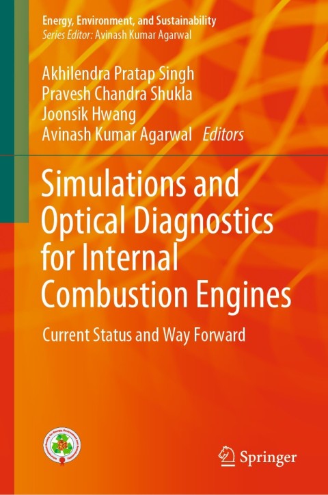 Cover image for book Simulations and Optical Diagnostics for Internal Combustion Engines