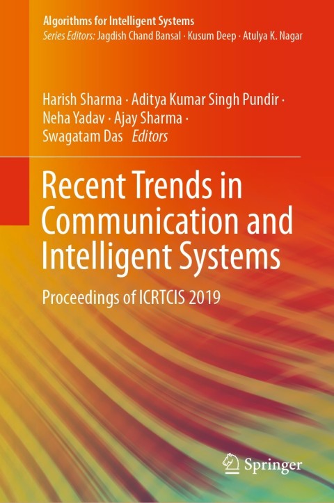 Cover image for book Recent Trends in Communication and Intelligent Systems
