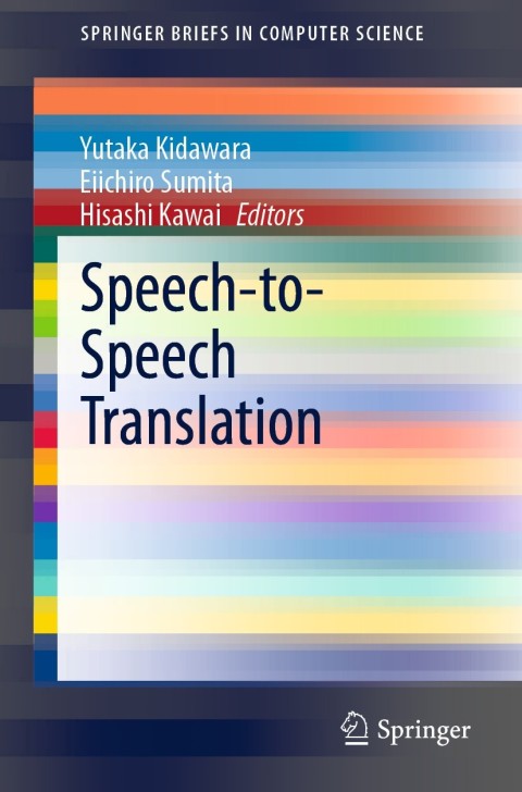 Cover image for book Speech-to-Speech Translation