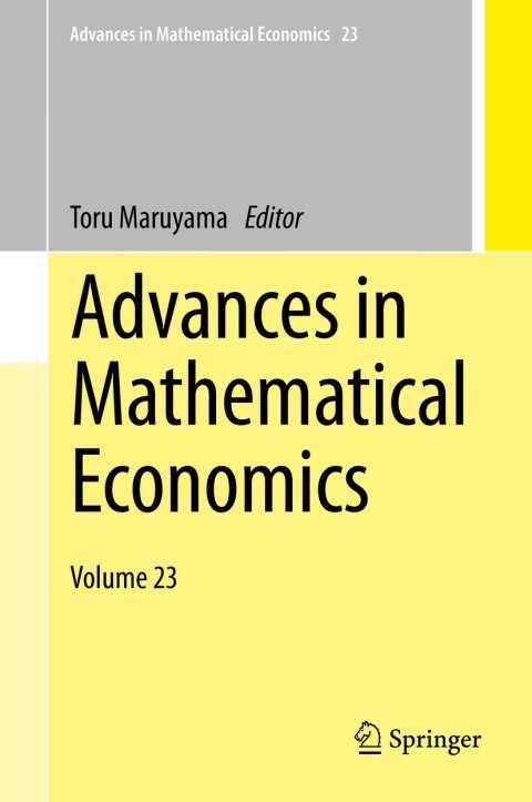 Advances in Mathematical Economics 