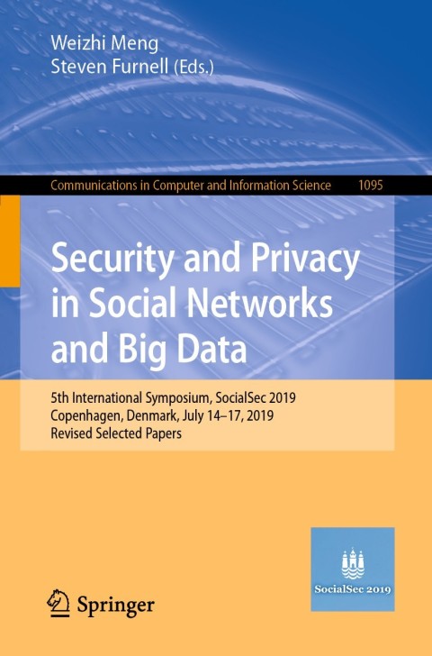 Cover image for book Security and Privacy in Social Networks and Big Data