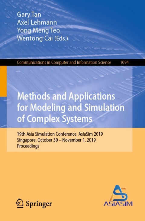 Cover image for book Methods and Applications for Modeling and Simulation of Complex Systems