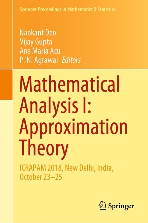 Cover image for book Mathematical Analysis I: Approximation Theory