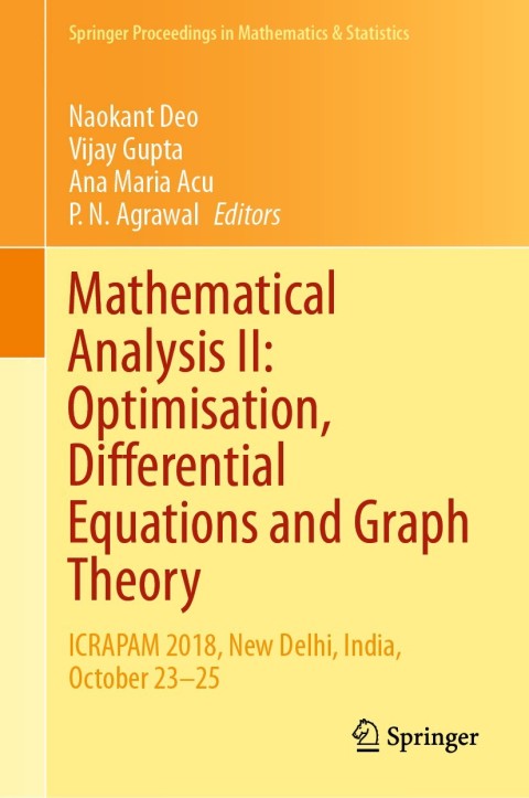Cover image for book Mathematical Analysis II: Optimisation, Differential Equations and Graph Theory