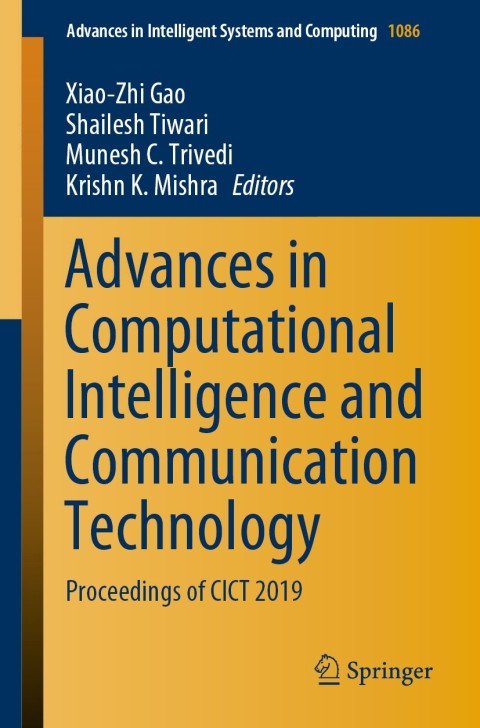 Cover image for book Advances in Computational Intelligence and Communication Technology