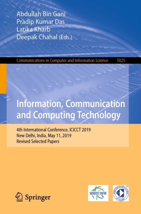 Cover image for book Information, Communication and Computing Technology