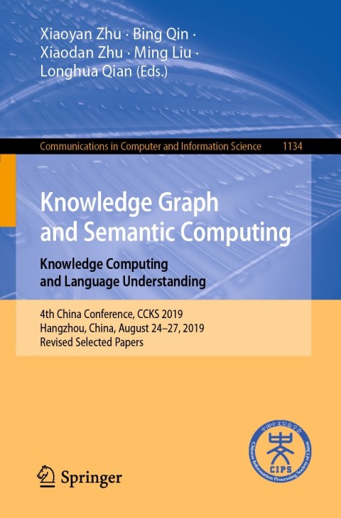 Cover image for book Knowledge Graph and Semantic Computing: Knowledge Computing and Language Understanding