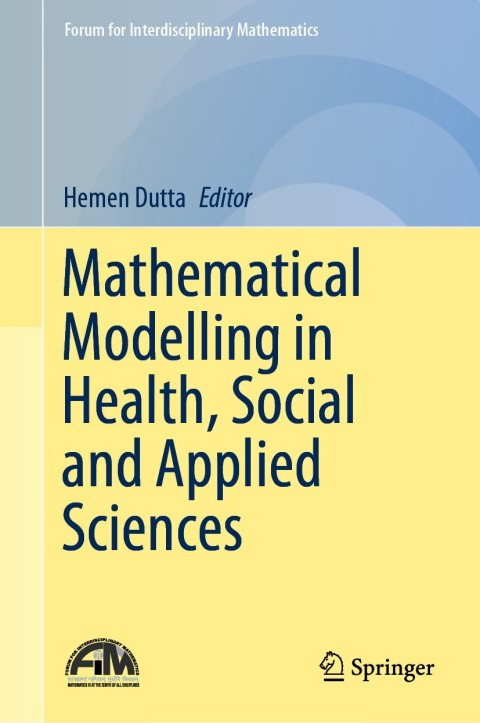 Cover image for book Mathematical Modelling in Health, Social and Applied Sciences