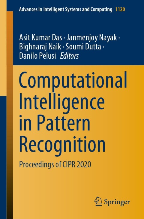 Cover image for book Computational Intelligence in Pattern Recognition