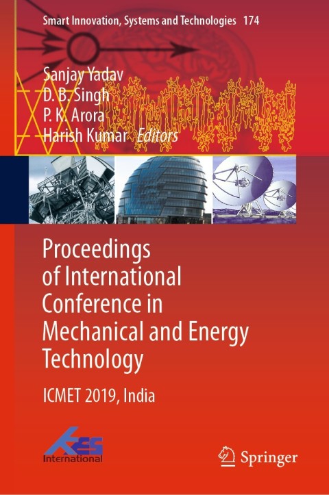 Cover image for book Proceedings of International Conference in Mechanical and Energy Technology
