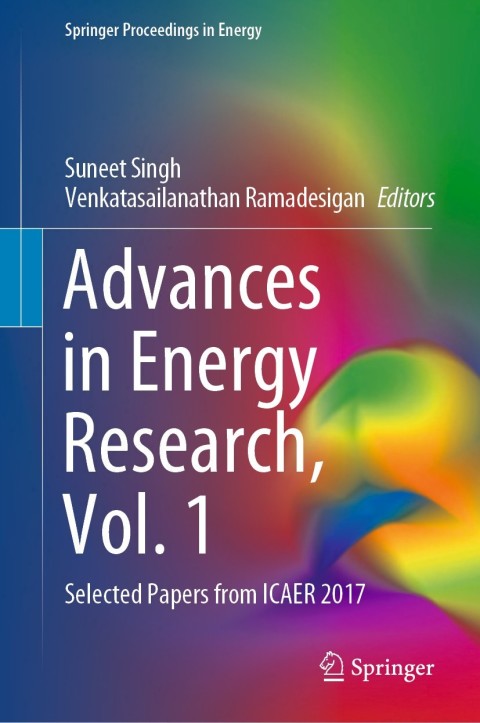 Cover image for book Advances in Energy Research, Vol. 1