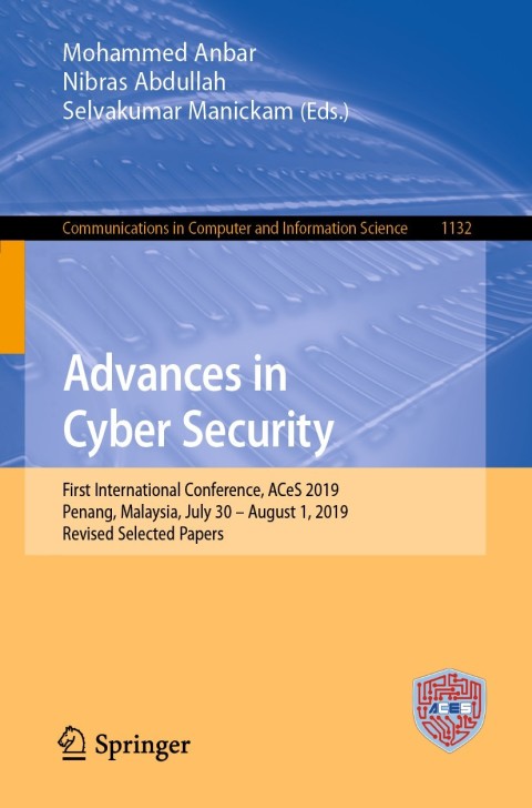 Cover image for book Advances in Cyber Security