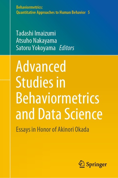 Cover image for book Advanced Studies in Behaviormetrics and Data Science
