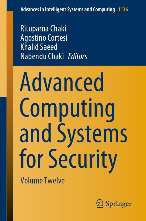 Cover image for book Advanced Computing and Systems for Security