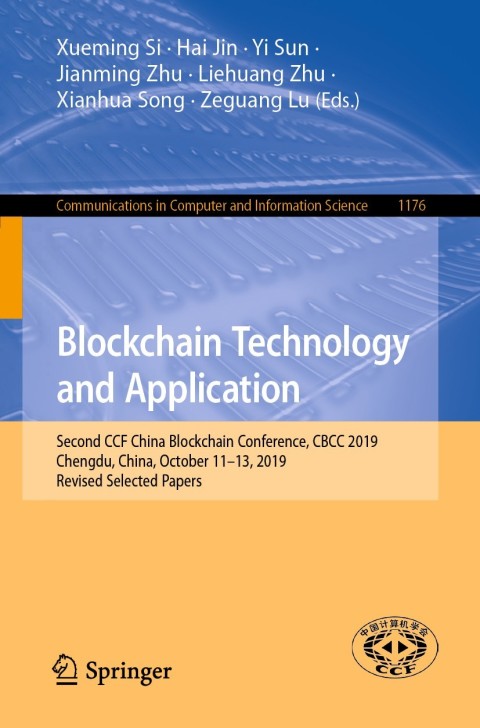 Cover image for book Blockchain Technology and Application