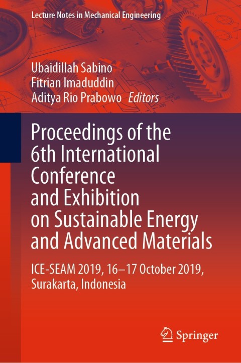 Cover image for book Proceedings of the 6th International Conference and Exhibition on Sustainable Energy and Advanced Materials
