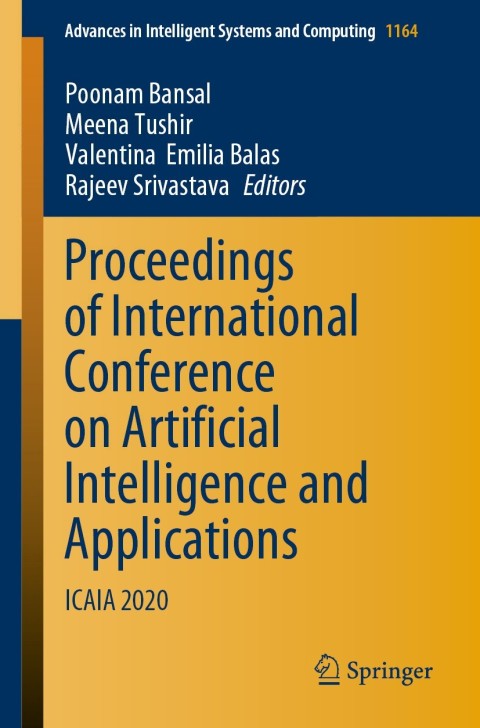 Proceedings of International Conference on Artificial Intelligence and Applications 