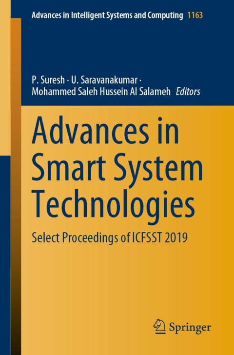 Cover image for book Advances in Smart System Technologies