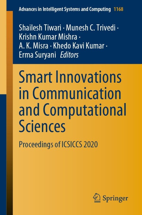 Cover image for book Smart Innovations in Communication and Computational Sciences