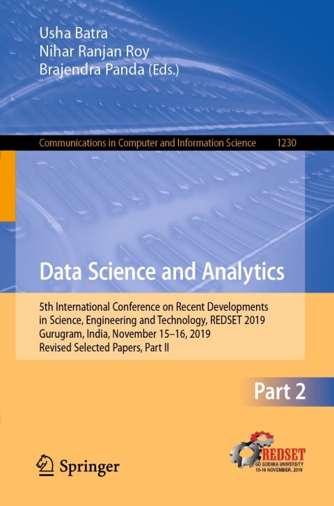 Cover image for book Data Science and Analytics