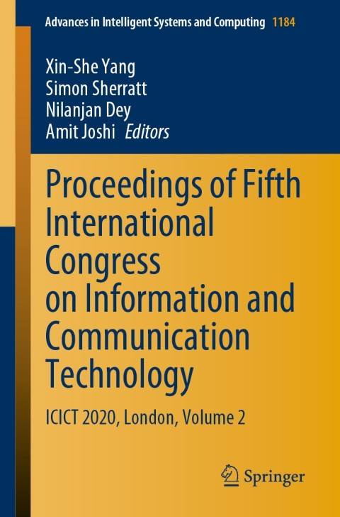 Proceedings of Fifth International Congress on Information and Communication Technology 