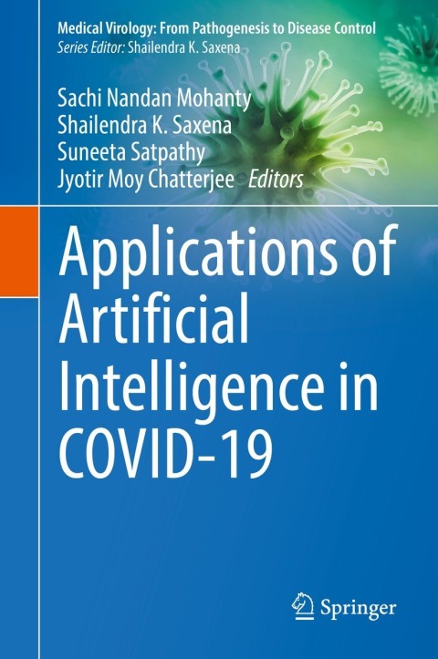 Cover image for book Applications of Artificial Intelligence in COVID-19
